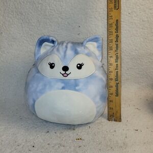 VGUC-12" Squishmallow Faldette Fox Cloudy Sky Blue Plush